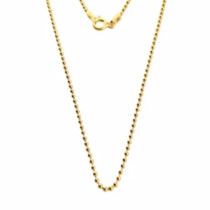 naszyjnik choker z kuleczek na białym tle