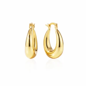 kolczyki koła łezki piękne i modne idealne na prezent srebro 925 pozłacane lukier jewellery