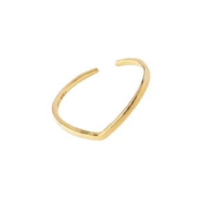 pierścionek tiara regulowany na białym tle