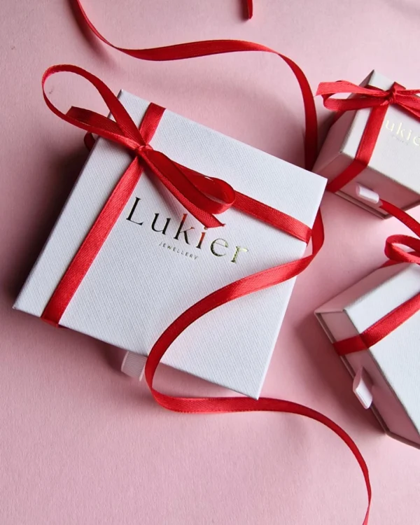 Pakowanie na prezent pudełko lukier opakowania na prezent lukier jewellery idealny prezent dla niej