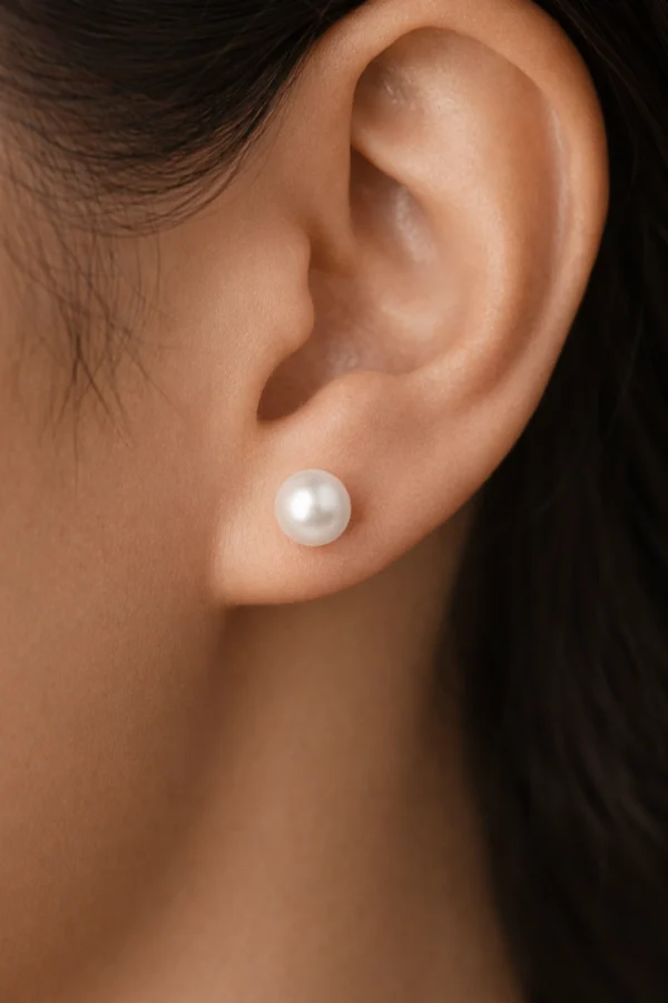 kolczyki z perłą 6mm na sztyft srebro 925 lukier jewellery srebrne kolczyki z perłą 6mm na sztyft lukier jewellery