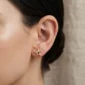 Kolczyki rozgwiazdy pozłacane srebro 925 na sztyft biżuteria na wakacje lukier jewellery