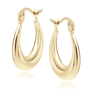 Kolczyki Koła Łezki Srebro 925 Pozłacane na białym tle lukier jewellery modne i eleganckie